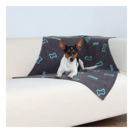 Одеяло для собак TRIXIE Barney флис, темно-серый, 100x70 см
