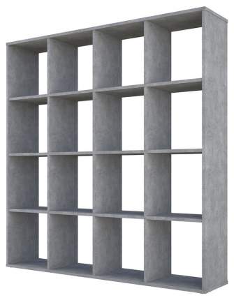 Стеллаж Polini Home Smart Кубический 16 секции бетон