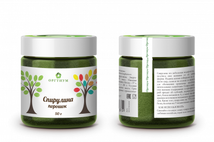 Спирулина Оргтиум порошок био 50 г