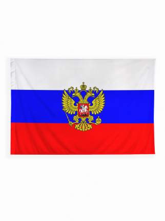 Флаг DekorTex Россия с гербом 135х90 см