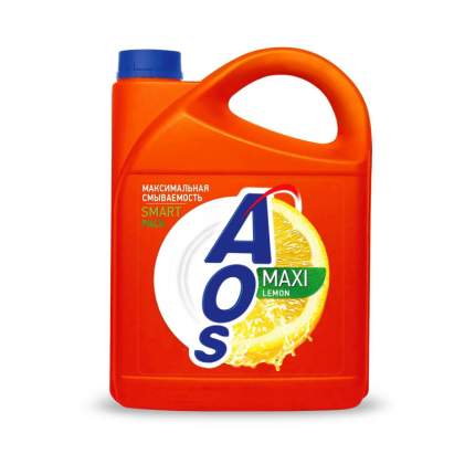 Средство для мытья посуды AOS Лимон, 4.8 кг