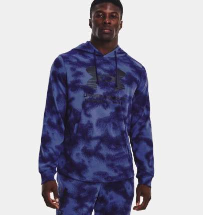 Худи мужская Under Armour UA Rival Terry Novelty HD, синий, M