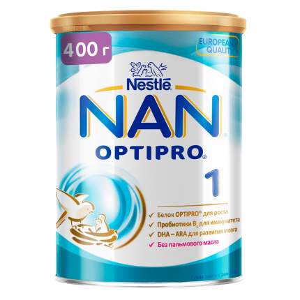 Молочная смесь NAN Optipro 1 от 0 до 6 мес. 400 г