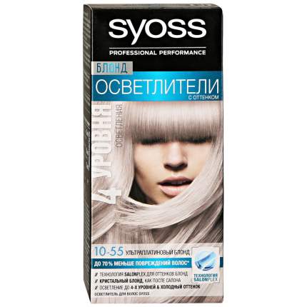 Осветлитель для волос Syoss 10-55 Ультраплатиновый блонд, без желтизны, 115 мл