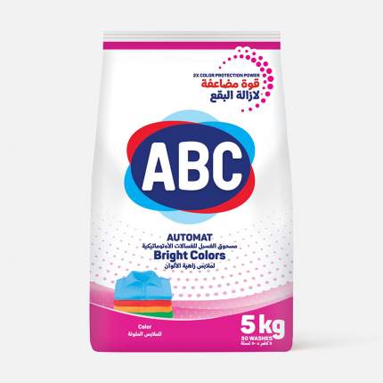 Порошок стиральный ABC автомат, для цветного белья, 5 кг