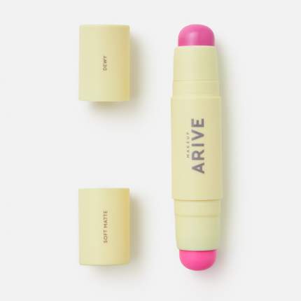Румяна для лица Arive Makeup Duo Blush Stick Soft Matte & Dewy, №04 Bubbly Pink, 10,8 г