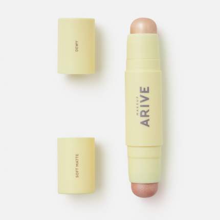 Стик-хайлайтер Arive Makeup Duo Highlighter Stick Soft Matte & Dewy, №02 Beige, 10,8 г