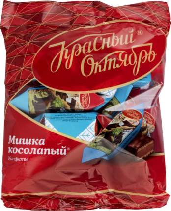 Конфеты шоколадные Красный Октябрь мишка косолапый 200 г