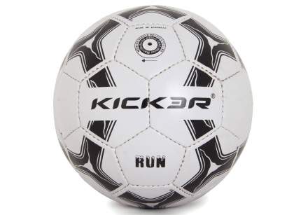 Футбольный мяч Kicker Run №5 white/black