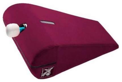 Бордовая малая подушка для любви Liberator R-Axis Magic Wand с отверстием под   ...