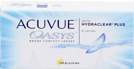 Контактные линзы Acuvue Oasys, двухнедельные, -3.00 8.4, 6 шт