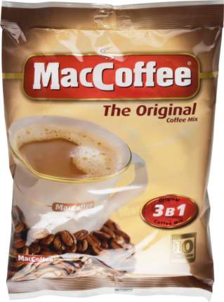 Кофейный напиток растворимый MacCoffee the original coffee mix 3в1 20 г 10 штук