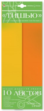 Упаковочная бумага Альт 2-144/06 тишью матовая разноцветная 0,66м