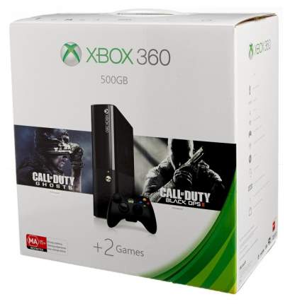Игровая приставка Microsoft Xbox 360 500Gb+Call Of Duty Ghosts/BlackOps2 (3M6-00097)