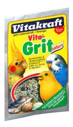 Vitakraft Песок Vita Grit Nature для всех видов птиц, 50 г