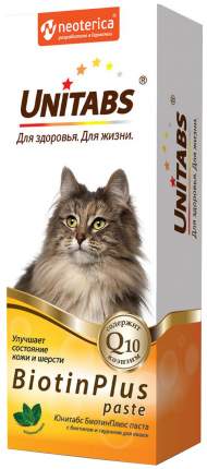 Витаминизированная паста для кошек Unitabs BiotinPlus, с биотином и таурином 120 мл