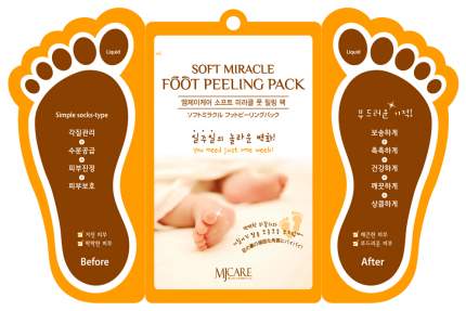 Пилинг-носочки для ног MJ Care Foot Peeling Pack для смягчения огрубевшей кожи 2x15 мл