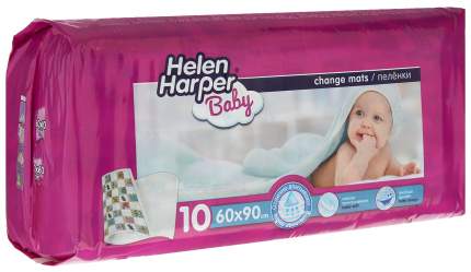 Пеленки детские Helen Harper впитывающие 60 х 90 см, 10 шт
