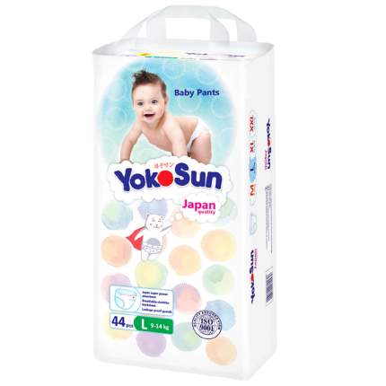 Трусики одноразовые 9-14 кг L 44 шт. Yokosun