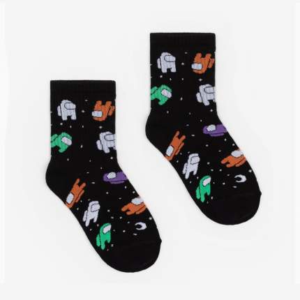 Носки детские "Among Us", цвет черный, размер 14   ...