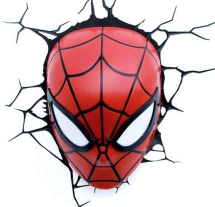 Настенный 3D cветильник 3DLightFX Spiderman Mask