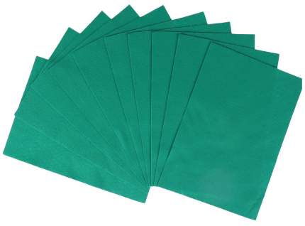 Декоративный фетр Soft, зеленый, 10 листов Мир Рукоделия