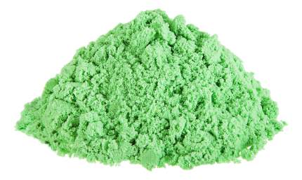 Кинетический песок Bondibon Марсианский песок, 500 г зеленый, 4 формочки