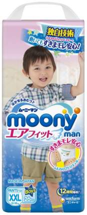 Трусики-подгузники Moony XXL Boy для мальчиков 13-25 кг 26 шт