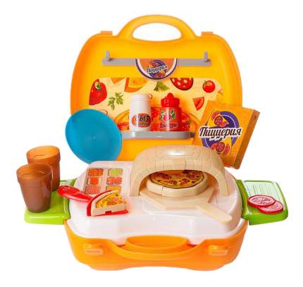 Детская кухня ABtoys Чудо-чемоданчик Пиццерия 22 предмета