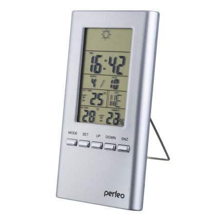 Электронные часы-метеостанция Perfeo Meteo PF-S3331F Silver