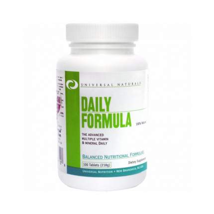 Витаминно-минеральный комплекс Universal Nutrition Daily Formula 100 таблеток