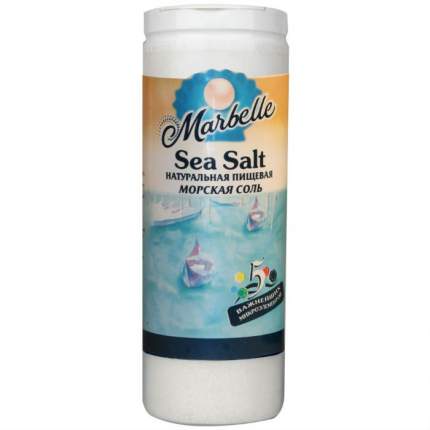 Соль морская Marbelle натуральная пищевая мелкая 150 г