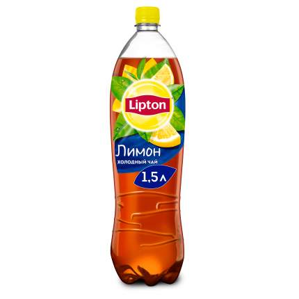 Чай черный Lipton лимон 1.5 л