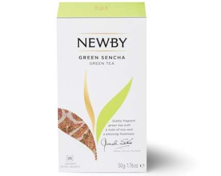 Чай Newby зеленый Green Sencha 25пак*2г