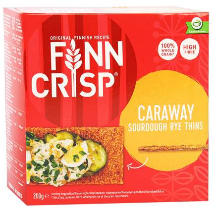 Сухарики Finn Crisp ржаные с тмином 200 г