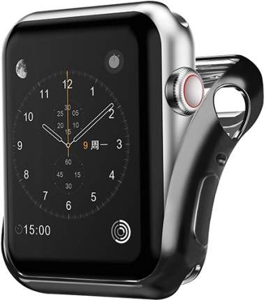Чехол InterStep для Apple Watch 40mm Black (HWE-AWC40MSL-NP0001O-K100)