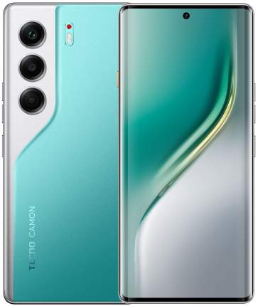 Смартфон Tecno CAMON 40 Pro 5G 256Гб 12Гб зеленый