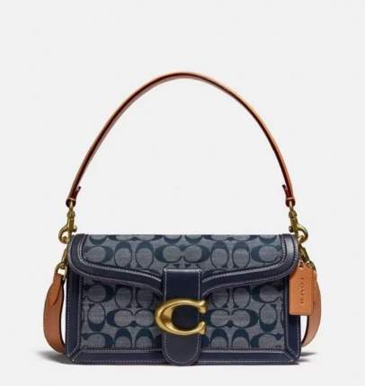 Сумка кросс-боди женская Coach Tabby b4/chambray midnight navy mlti