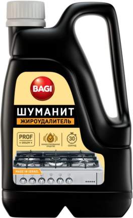 Чистящее средство для плит Bagi шуманит жироудалитель 3 л