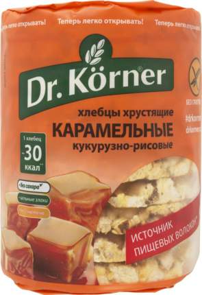 Хлебцы кукурузно-рисовые Dr.Korner карамельные без глютена 90 г