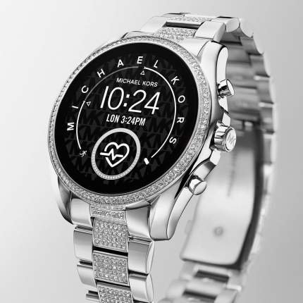 Smartwatch michael kors clearance silver