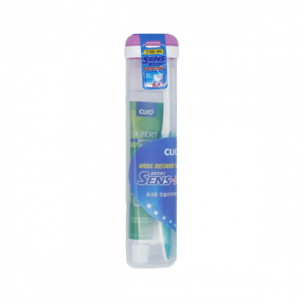 Набор зубная паста + щетка CLIO New Portable Sense R + Expert Toothpaste