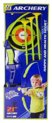 Набор игрушечного оружия 1Toy Набор лучника, Лук и стрелы, мишень, 21 дюйм Т11621