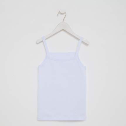 Майка на бретельках для девочки, цвет белый, рост 140   ...