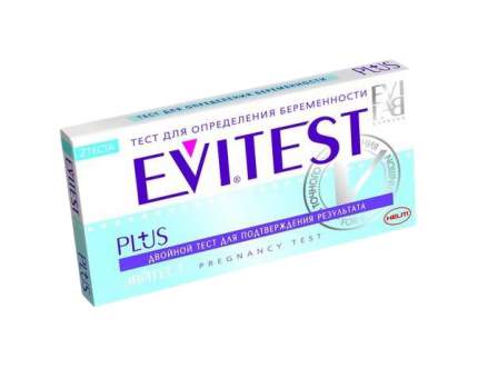 Тест на беременность Evitest Plus полоска 2 шт. (4033033417046)