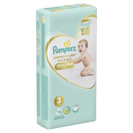 Трусики Pampers Premium Care 3 (6-11 кг), 48 шт.