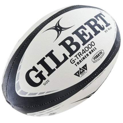 Мяч для регби Gilbert G-TR4000, 4, белый/черный