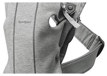 Рюкзак для новорожденных Babybjorn Mini Cotton Jersey Светло-серый