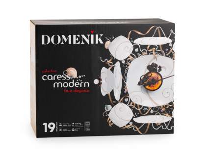Столовый сервиз DOMENIK Caress modern DM9112 Белый