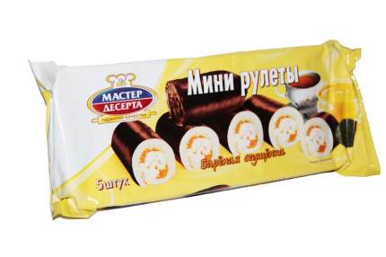 Мини-рулеты Мастер десерта вареная сгущенка 175 г